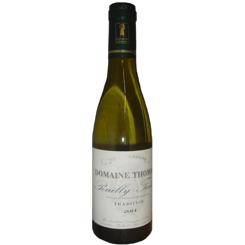 Fantastique Pouilly Fuissé 2014, domaine Lucien Thomas en vente chez Divine Wines, le meilleur caviste de Bruxelles