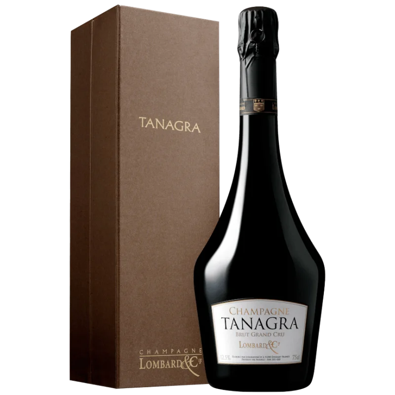 Fantastique Brut Grand Cru Tanagra, Champagne Lombard en vente chez Divine Wines, le meilleur caviste de Bruxelles