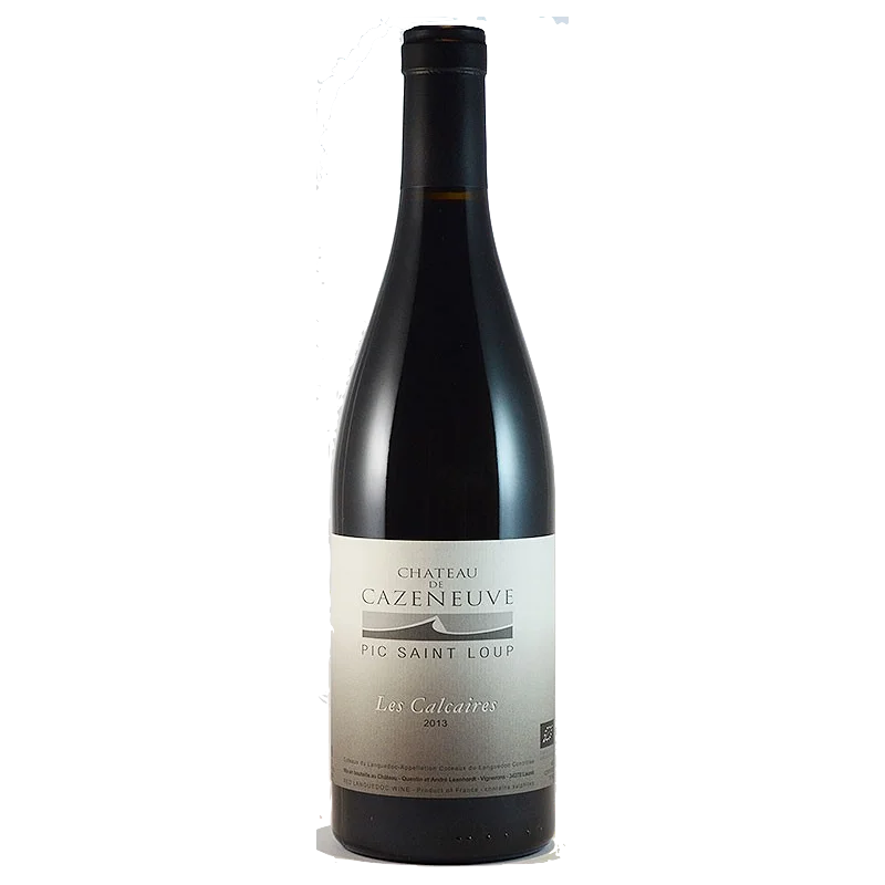 Fantastique 150cl ⏐ Les Calcaires 2015, Château de Cazeneuve, Pic Saint-Loup, magnum en vente chez Divine Wines, le meilleur 