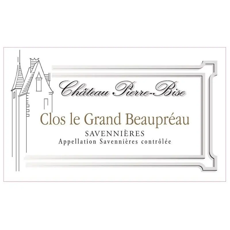 Fantastique Clos le Grand Beaupreau 2016, Château de Pierre Bise, Savennières en vente chez Divine Wines, le meilleur caviste