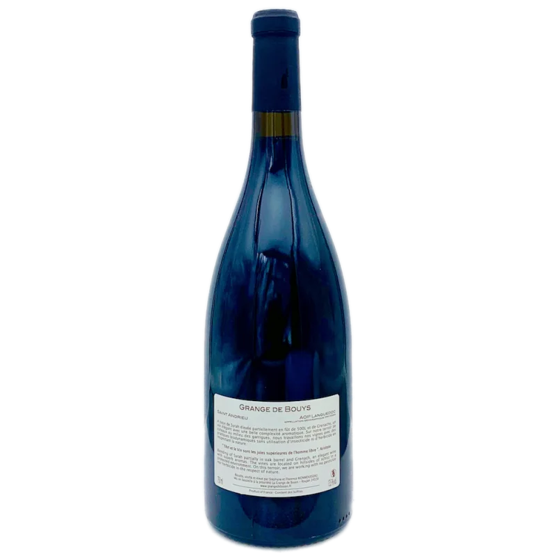 Fantastique Saint Andrieu 2017, Domaine Grange de Bouys, Languedoc en vente chez Divine Wines, le meilleur caviste de Bruxell
