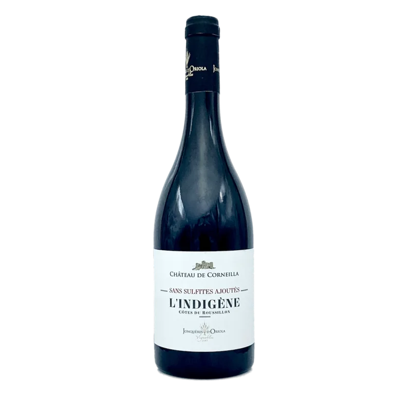 Fantastique L\'Indigène 2019, Jonquères d\'Oriola, sans sulfites ajoutés, Côtes du Roussillon en vente chez Divine Wines, le 