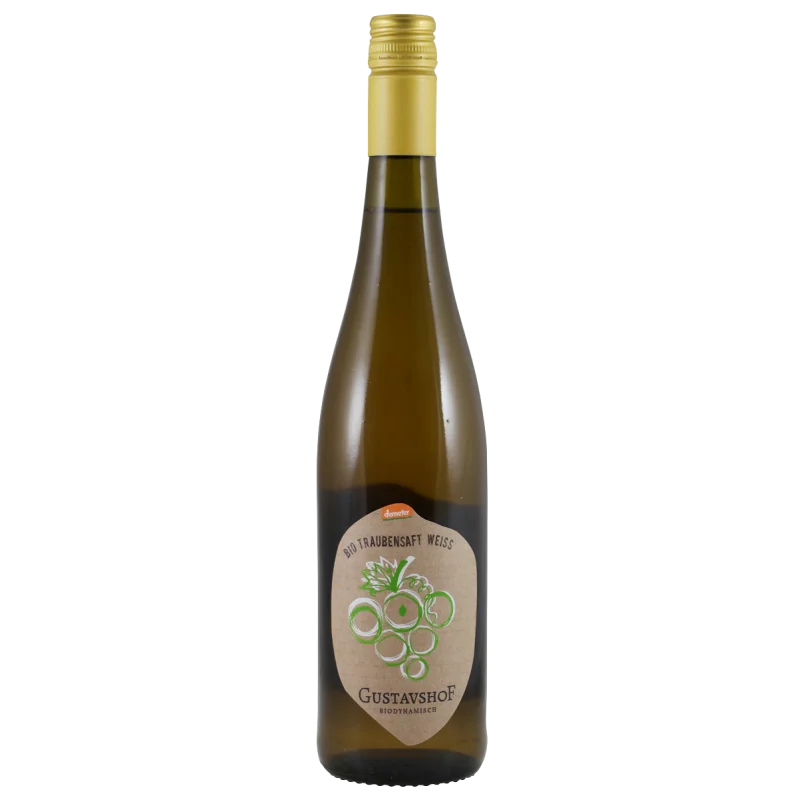 Druivensap Gustavshof Traubensaft wit BIO | Druivensap van biologische wijnboer