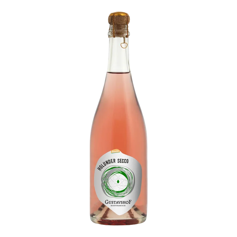 Holunder Secco, Gustavshof rosé | Bubbels van biologische wijnboer