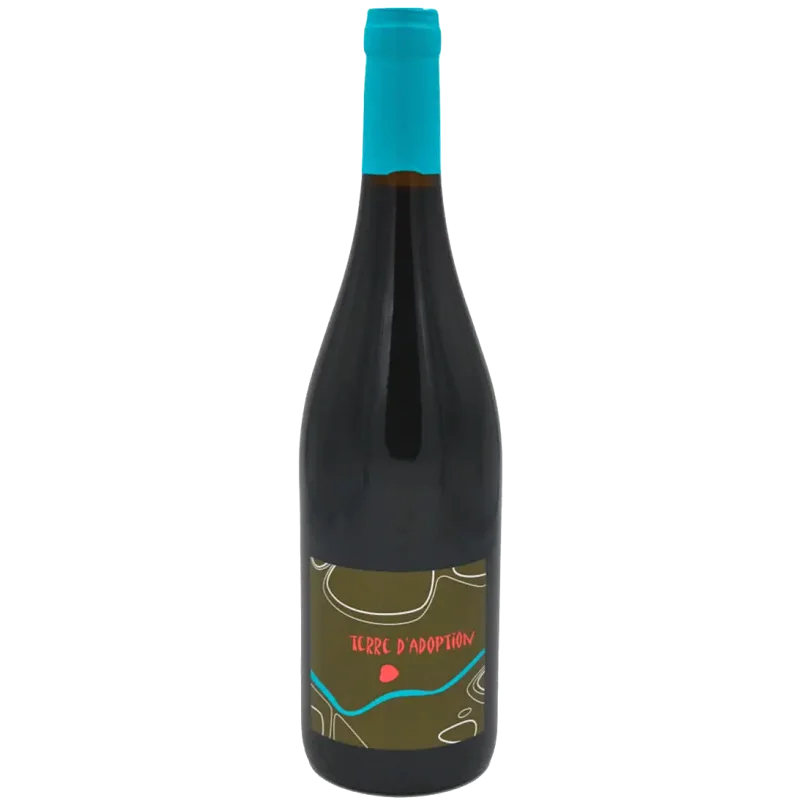 Fantastique Terre d\'Adoption 2020, Laurent Herlin, Bourgueil en vente chez Divine Wines, le meilleur caviste de Bruxelles