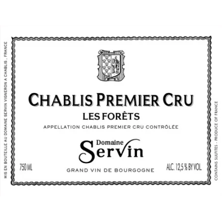 Les Forest 2021, domaine Servin, Chablis 1er Cru