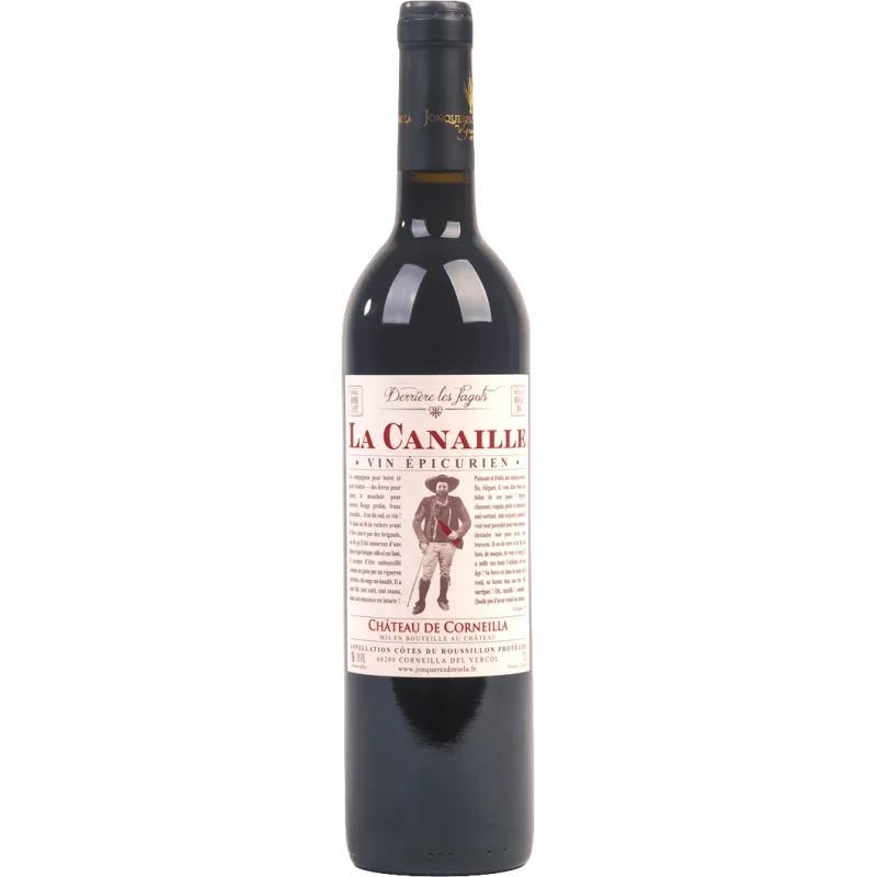 La Canaille red 2021, Château de Corneilla - Jonquères d'Oriola, Côtes du Roussillon