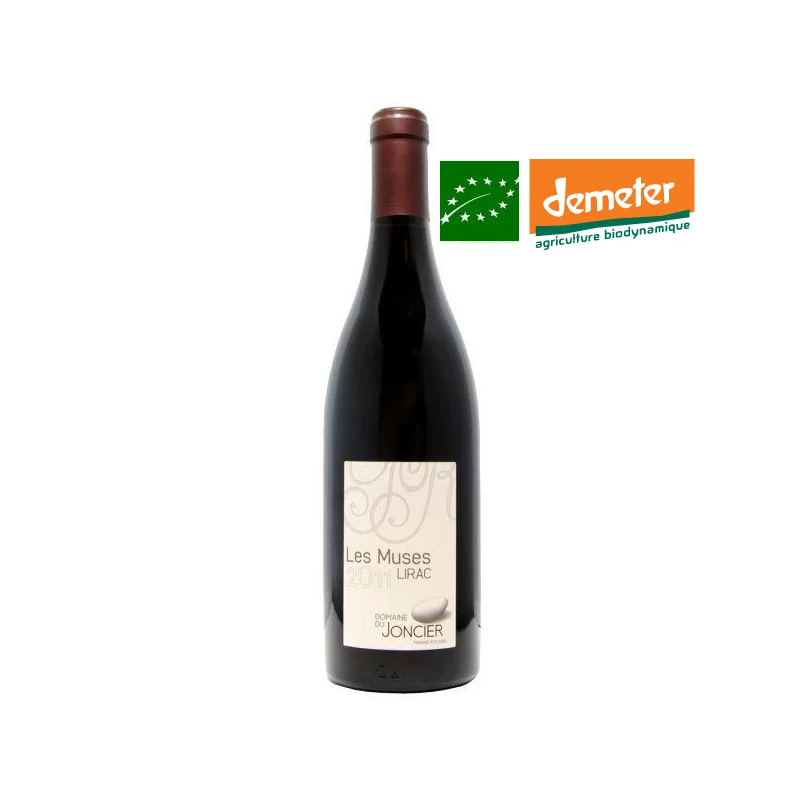 Fantastique Les Muses 2013, domaine du Joncier, Lirac en vente chez Divine Wines, le meilleur caviste de Bruxelles