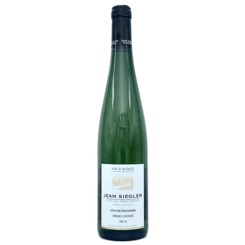 Fantastique Gewurztraminer Vieilles Vignes 2018, Jean Siegler - Clos des Terres Brunes en vente chez Divine Wines, le meilleu