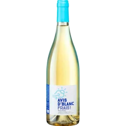 Fantastique Avis d’Blanc Frais 2022, Mas Des Caprices, Vin de France en vente chez Divine Wines, le meilleur caviste de Bruxe