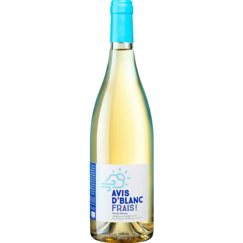 Fantastique Avis d’Blanc Frais 2022, Mas Des Caprices, Vin de France en vente chez Divine Wines, le meilleur caviste de Bruxe
