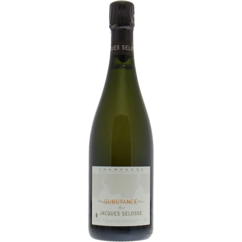 Fantastique Champagne Jacques Selosse Substance sans millésime en vente chez Divine Wines, le meilleur caviste de Bruxelles