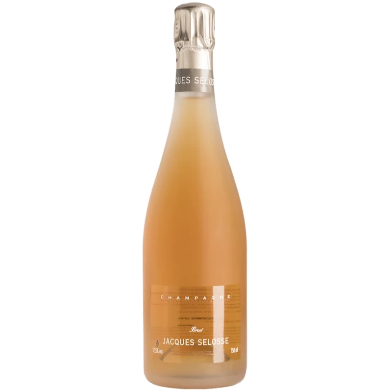 Fantastique Champagne Jacques Selosse Rosé sans millésime en vente chez Divine Wines, le meilleur caviste de Bruxelles