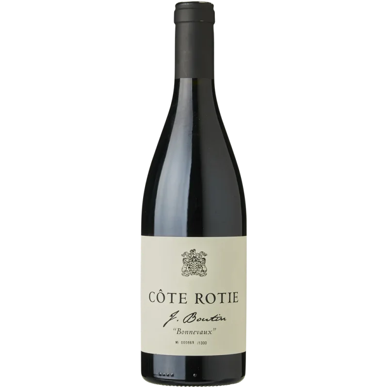 Fantastique Côte Rôtie 2016, domaine J. Boutine-Stéphane Vedeau en vente chez Divine Wines, le meilleur caviste de Bruxelles