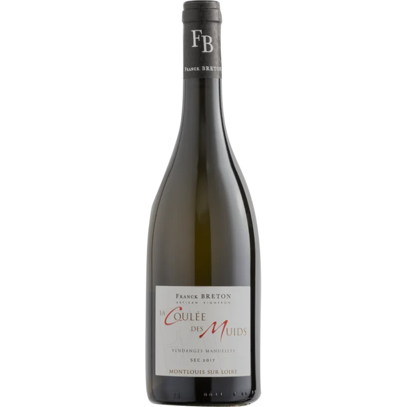 Fantastique Coulee des Muids 2019, Franck Breton, Montlouis sec en vente chez Divine Wines, le meilleur caviste de Bruxelles