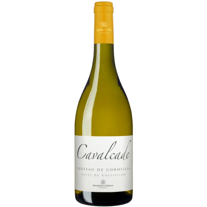 Fantastique Cavalcade blanc 2023, Château de Corneilla - Jonquères d'Oriola, Côtes du Roussillon en vente chez Divine Wines,