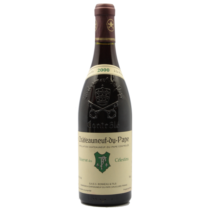 Fantastique Réserve des Célestins 2017, Henri Bonneau, Châteauneuf du Pape en vente chez Divine Wines, le meilleur caviste de