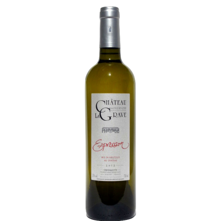 Fantastique Expression blanc 2021, Château La Grave, Minervois en vente chez Divine Wines, le meilleur caviste de Bruxelles