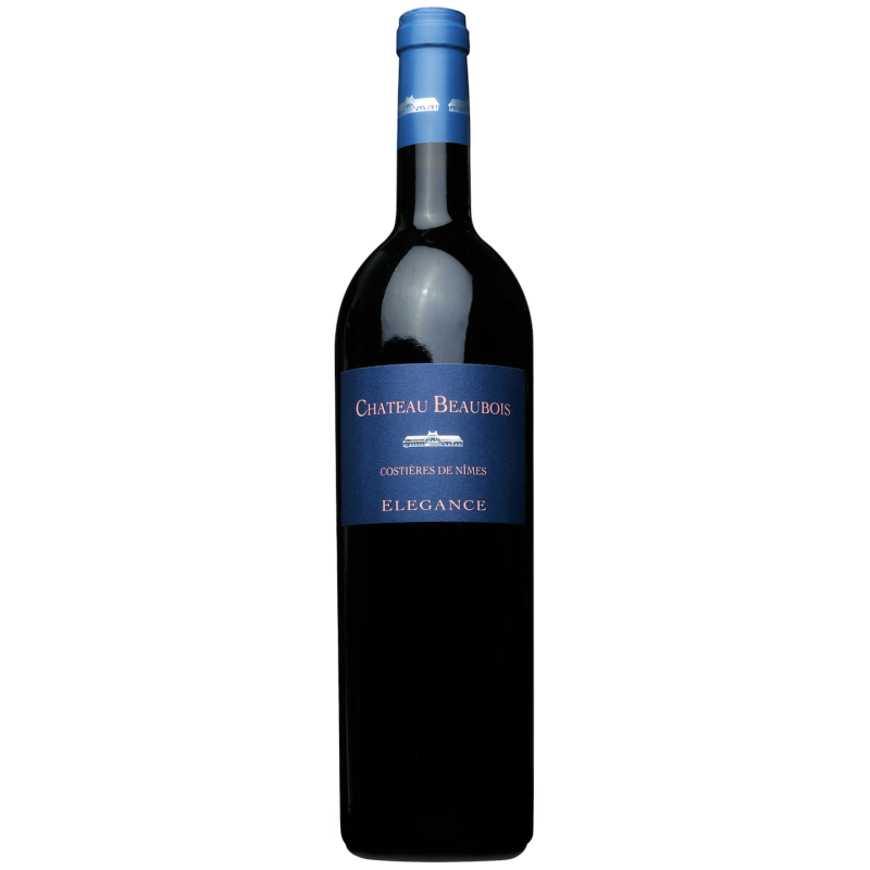 Fantastique Elégance rouge 2017, Château Beaubois, Costières de Nîmes en vente chez Divine Wines, le meilleur caviste de Brux