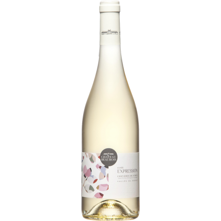Fantastique Expression blanc 2022, Château Beaubois, Costières de Nîmes en vente chez Divine Wines, le meilleur caviste de Br