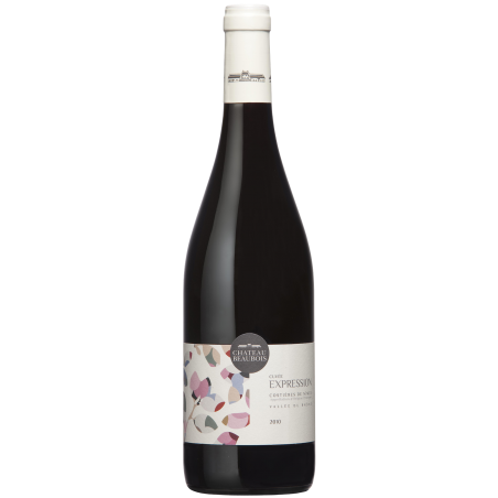 Fantastique Expression rouge 2021, Château Beaubois, Costières de Nîmes en vente chez Divine Wines, le meilleur caviste de Br