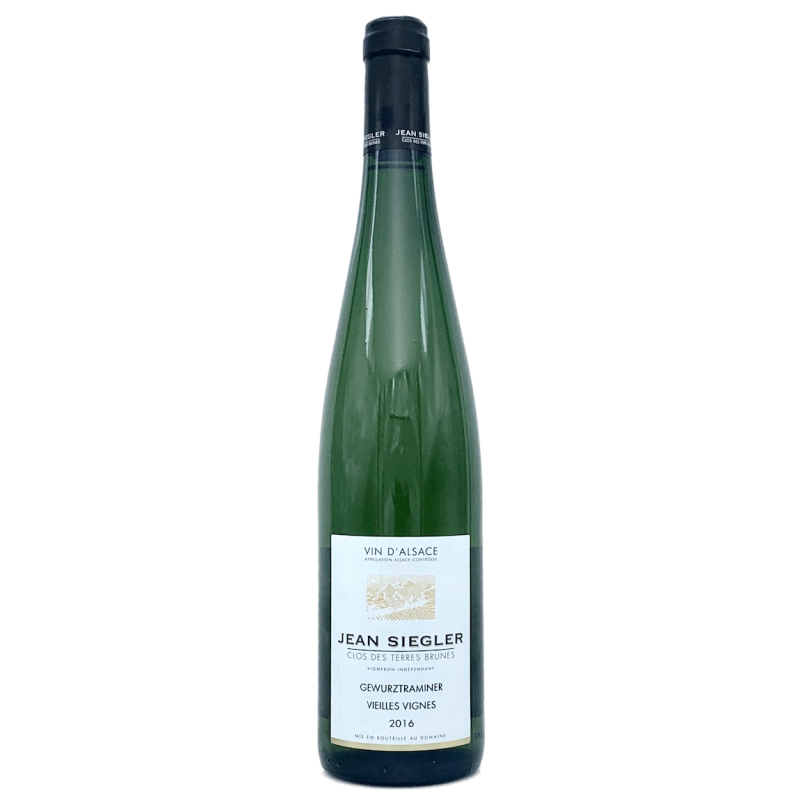Fantastique Gewurztraminer Vieilles Vignes 2018, Jean Siegler - Clos des Terres Brunes en vente chez Divine Wines, le meilleu