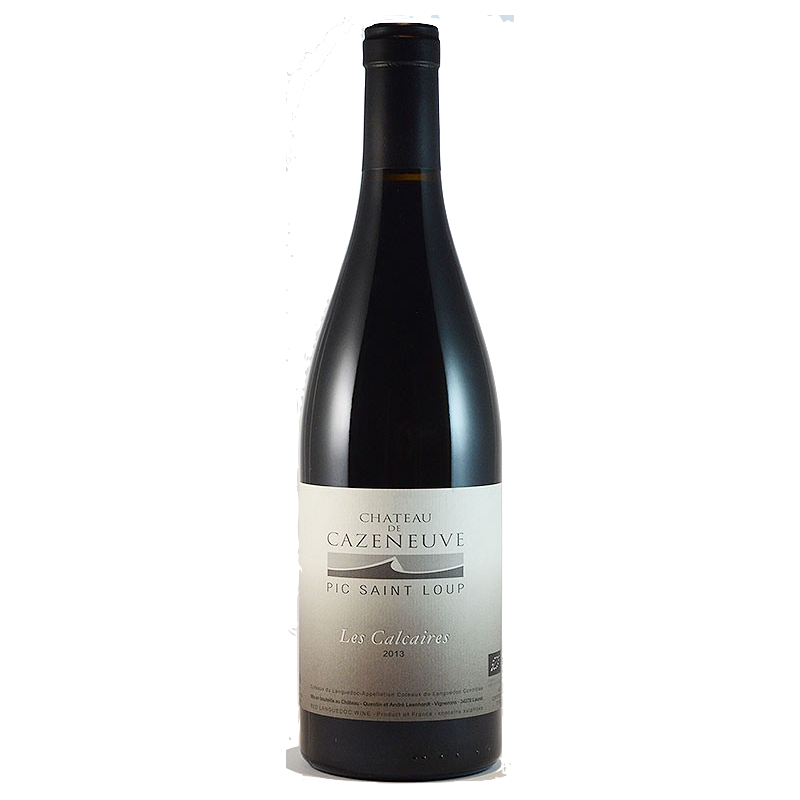 Fantastique Les Calcaires 2021, Château de Cazeneuve, Pic Saint-Loup en vente chez Divine Wines, le meilleur caviste de Bruxe