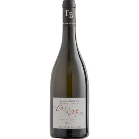 Fantastique Coulee des Muids 2022, Franck Breton, Montlouis sec en vente chez Divine Wines, le meilleur caviste de Bruxelles