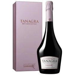 Fantastique Brut Grand Cru rosé Tanagra, Champagne Lombard en vente chez Divine Wines, le meilleur caviste de Bruxelles